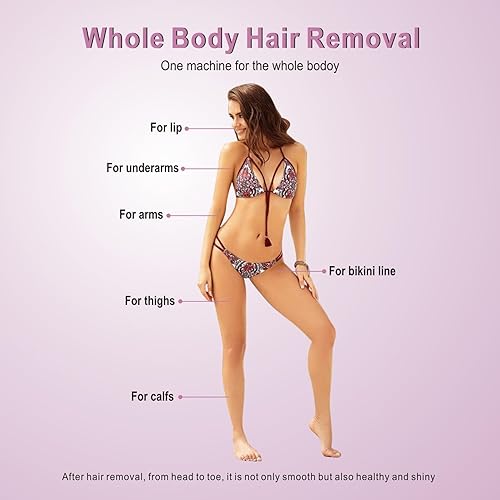 Miniatura 4 de KEDA Afeitadora eléctrica para mujer, la mejor maquinilla de afeitar eléctrica para mujer, piernas de bikini, axilas, pelos públicos, recortadora