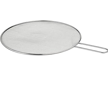 DARKNESS Stainless Steel Splatter Screen, Silver, 34 cm (13")