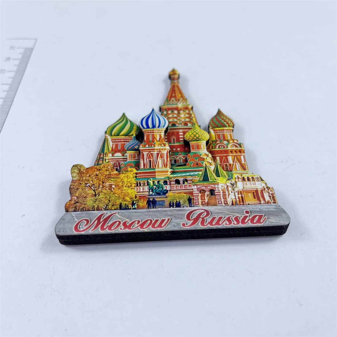 Wedare Magnete Frigorifero 3D Russia - Souvenir Turistico In Resina Fatto A Mano, Regalo Originale Dalla Cina