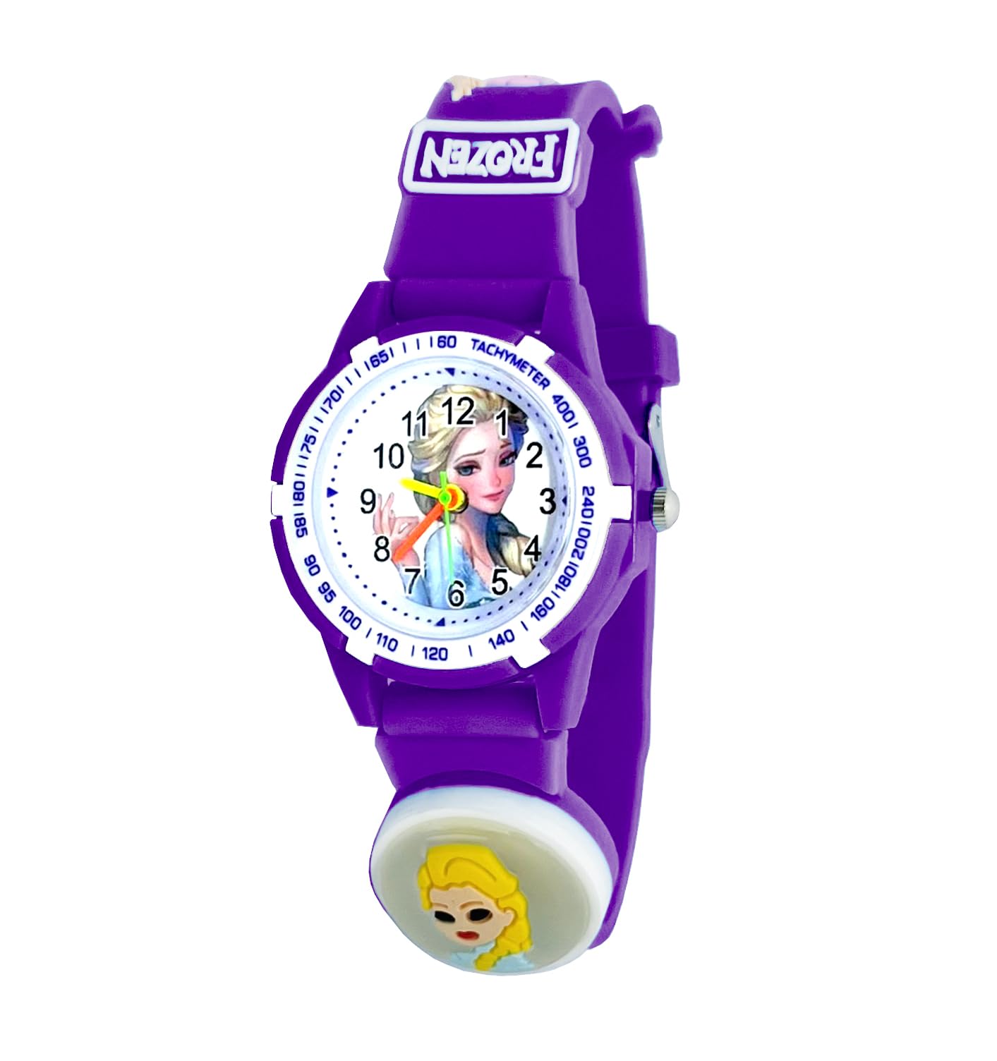 Time Up Analog Dial Princess Cartoon Colorful Light Kids Watch for Girls(Age:3-10 Years) -RBT-FZ-X (Frozen-Purple) (B0CZJ2Q43V) Amazon Price History, Amazon Price Tracker