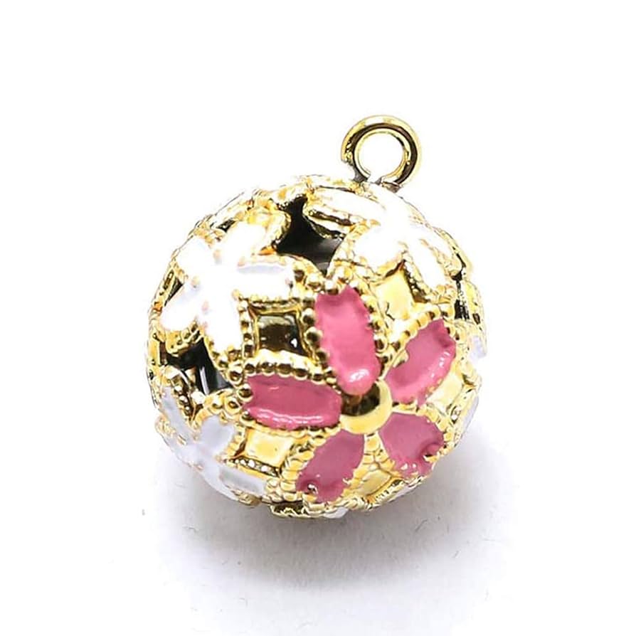 櫻鈴さま専用出品 Amazon | 梅鈴 花鈴 小サイズ -桜鈴- 1個 F6-72 | チャーム