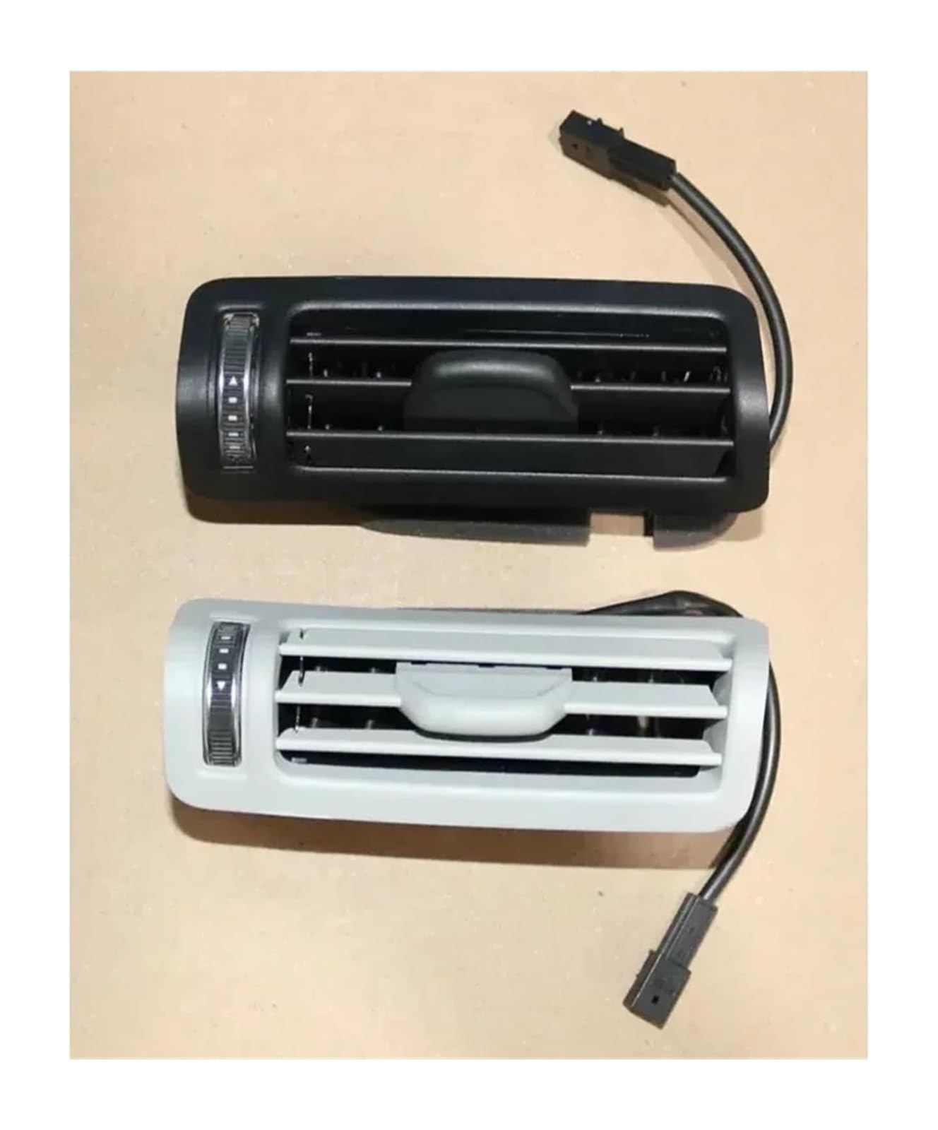 Auto Griglia Bocchette Aria Condizionata Per A6 C8 A7 Q8 2019-2024 Presa D'aria Per Aria Condizionata Automatica Bocchette Di Ventilazione Del Montante B SUPERIORE 4KD819209 Griglia Per Auto(Gray Righ