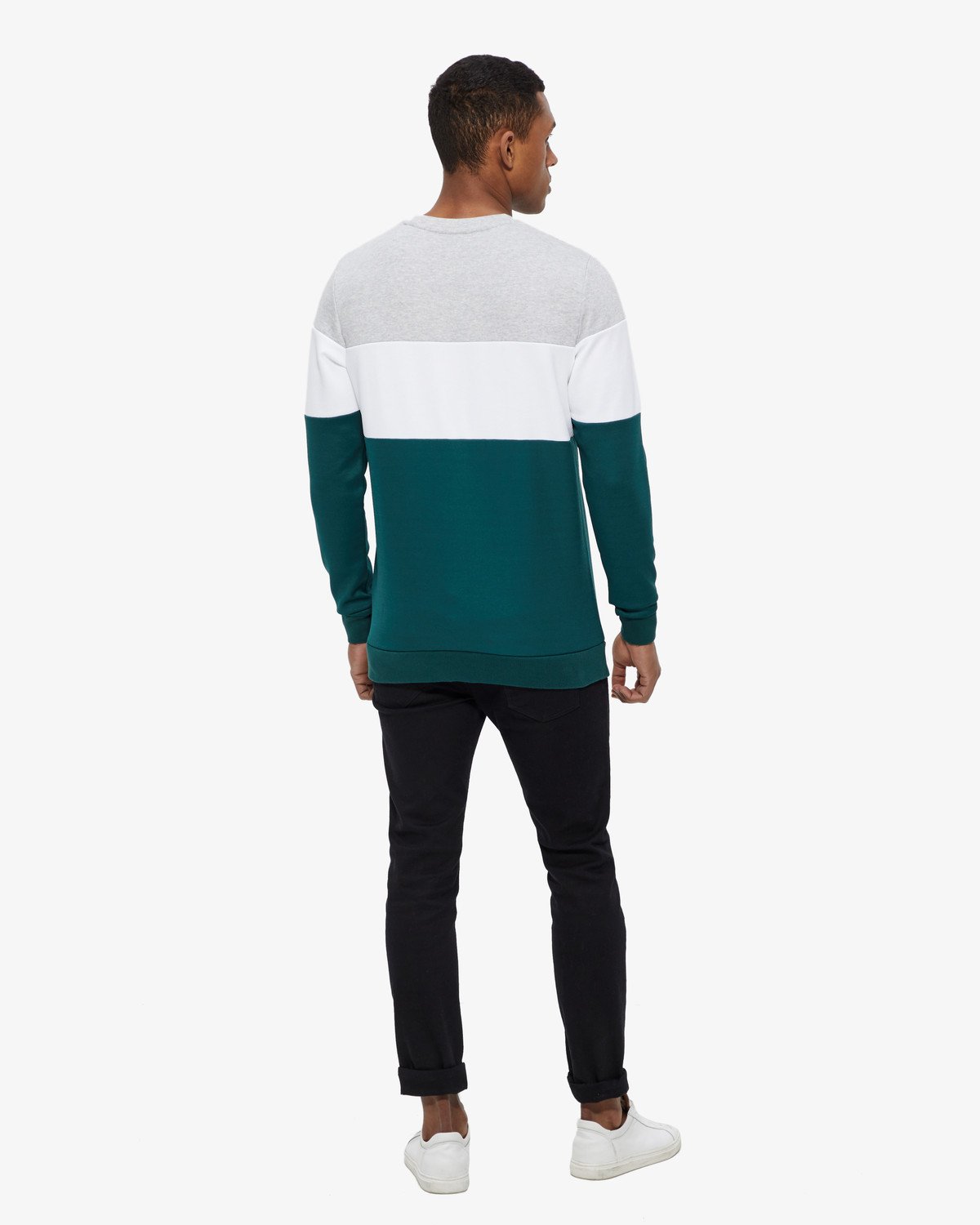 Hummel Fashion Matti Felpa, Uomo, Large, Grigio/Verde
