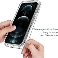 Vista 17 de Funda para iPod Touch 7, cristal transparente, no amarillea, resistente, suave, TPU de doble capa, resistente a prueba de golpes, funda transparente