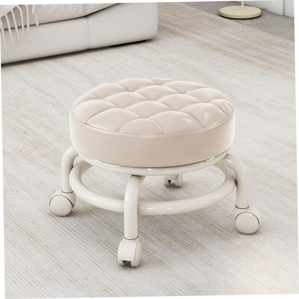 Unomor Pu Round Seat for Bar Stool Replacement Seat Safe Pu Sponge Material Part Chair Supply