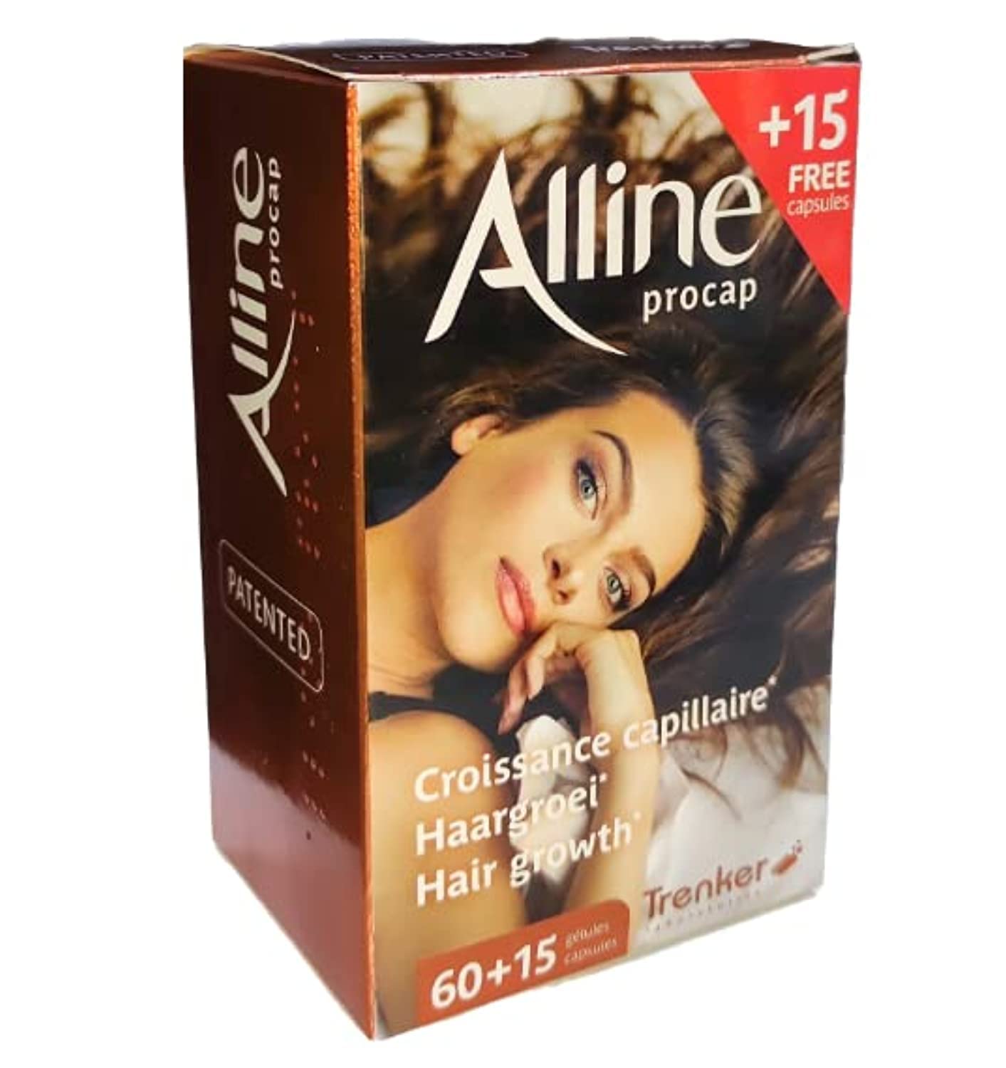 ALLINE ProCap Anti-Hair Loss with Pure Keratin, Vitamins and Minerals (60 + 15 Free Capsules)