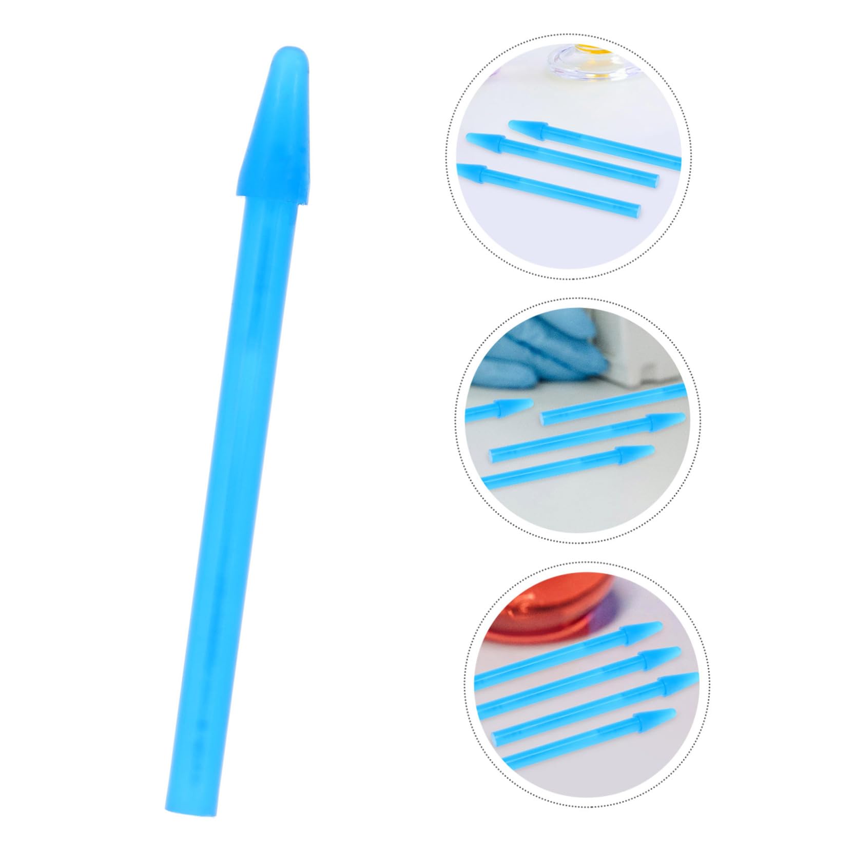 Garneck Tubo Plana de Muestras Tapa para Almacenamiento Varillas Microcentrífuga Plástico 1.5 Ml 100 Piezas Laboratorio