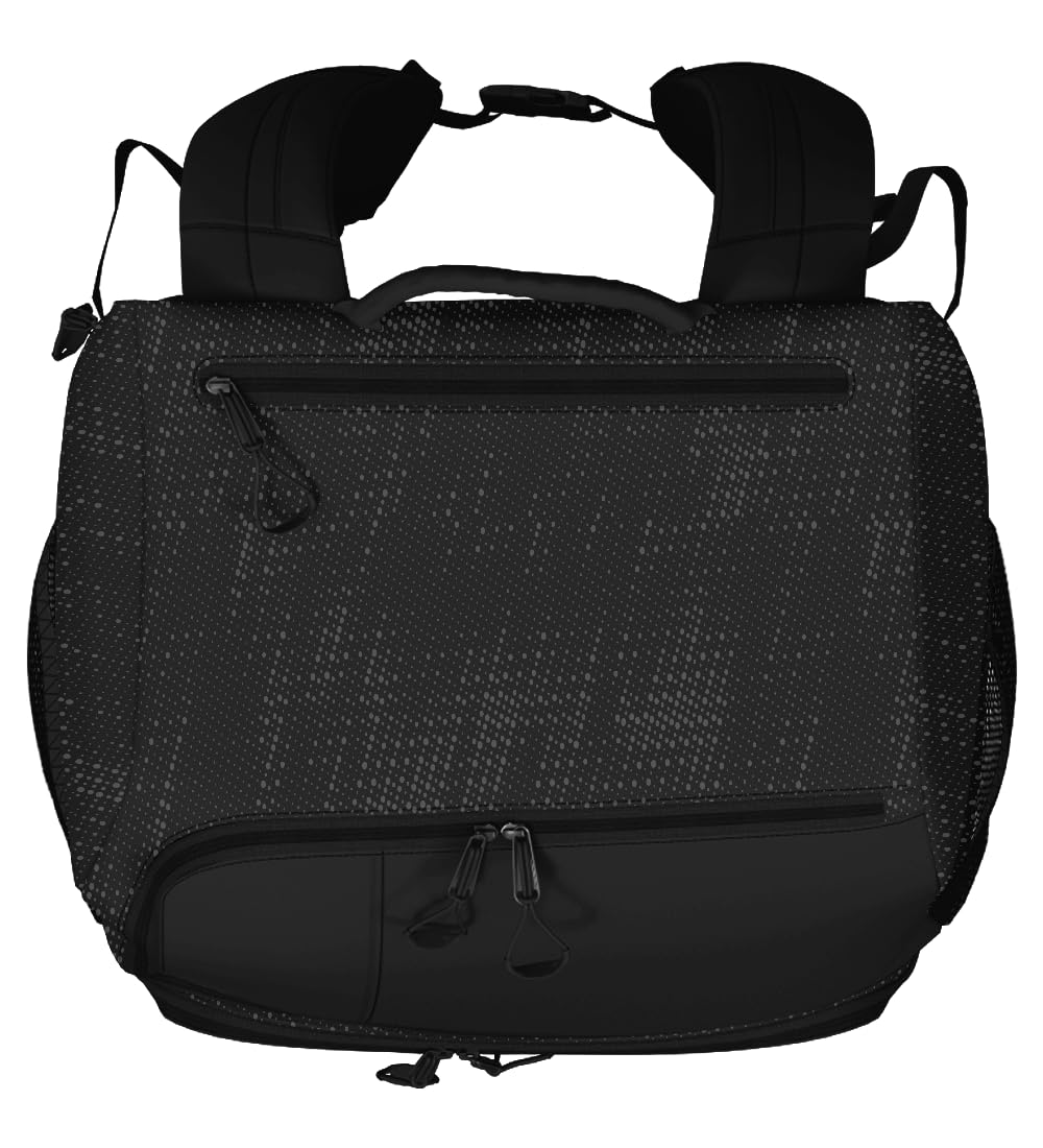 Baden Spielball-Rucksack, ideal für Basketball, Volleyball, Fußball und Fußball, Schwarz