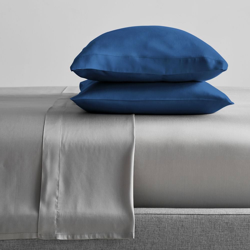 Briarwood Home® Satin Pillowcase for Hair & Skin - Softer Than Silk Cooling Satin Pillow Case Set of 2 with Envelope Closure, Soft Breathable Smooth Cases Queen (20