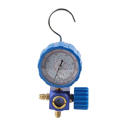 Miniatura 1 de Manómetro de colector de aire acondicionado, manómetro Yctze Gauge HoseTank relleno Manómetro de aire acondicionado Condición alta confiabilidad
