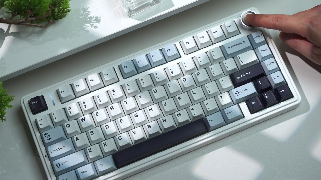 EPOMAKER × AULA F75 メカニカルキーボード グレー/ブラック EPOMAKER x AULA F75
