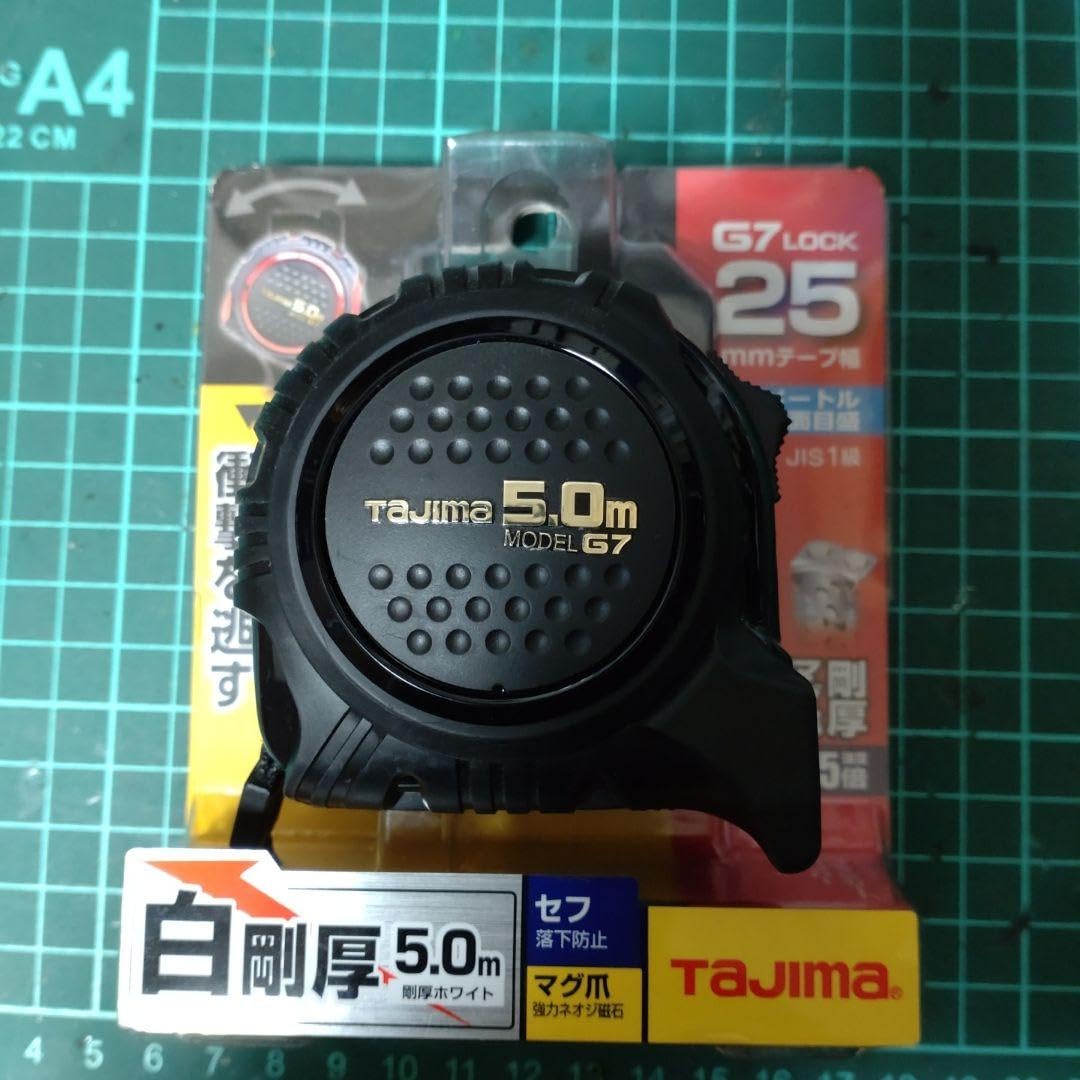 Amazon.co.jp: タジマスケール限定 黒 白剛厚 5.0m マグ爪25 : おもちゃ