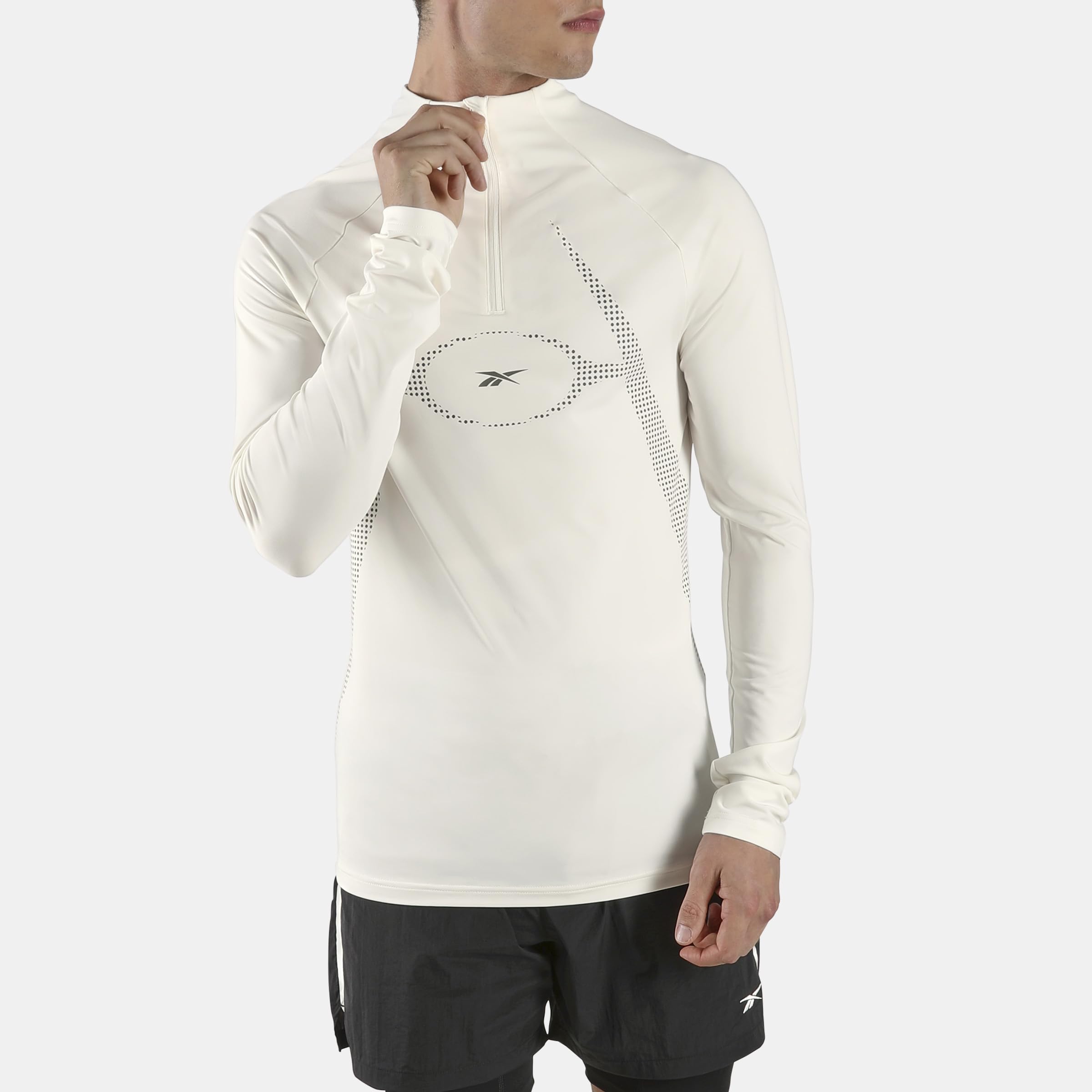 Reebok Athlete Flex Quarter Zip Off-White