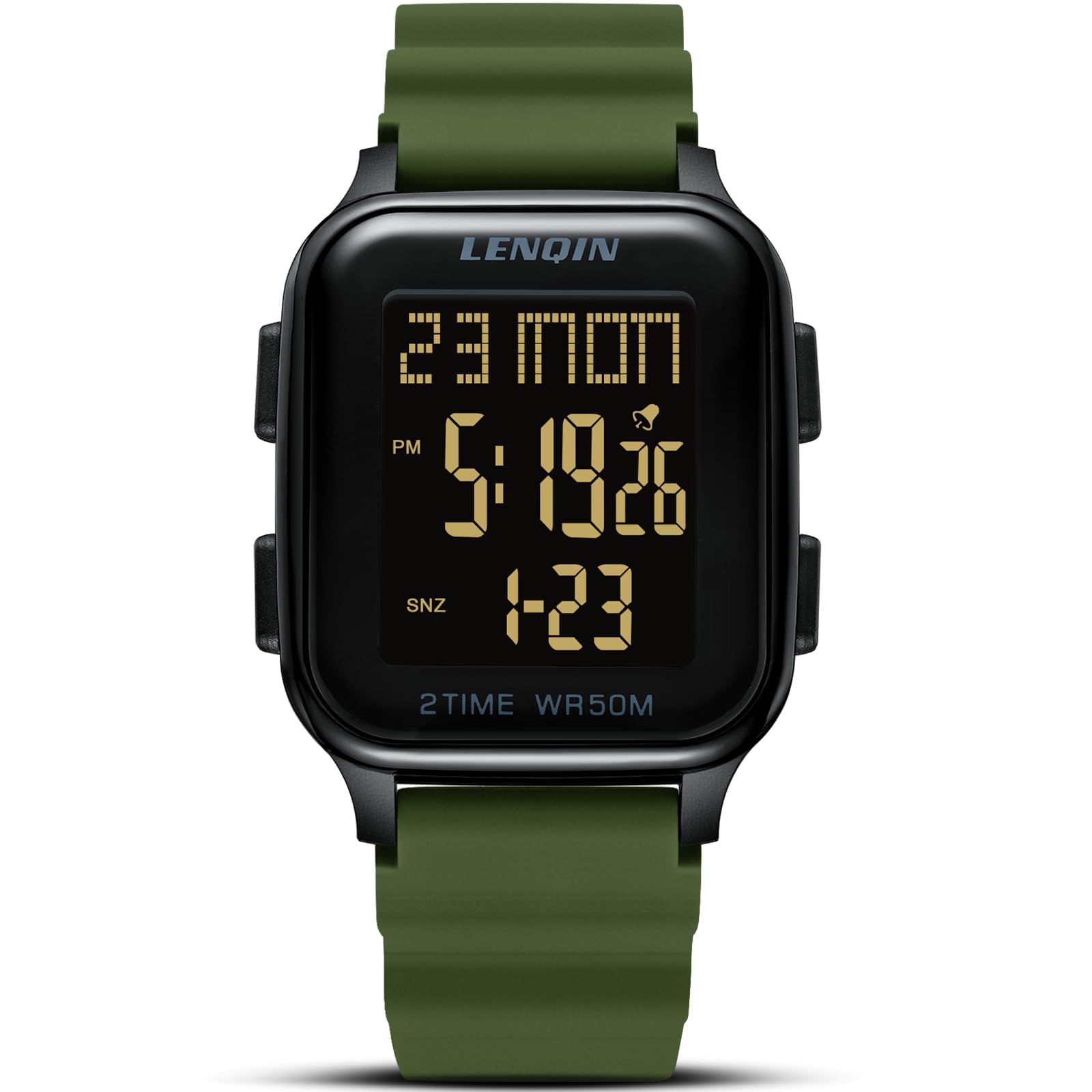 LN LENQIN Uhren Herren Herren Uhr Digital Armbanduhr Herren Sport Uhr 30m Wasserdicht Herren Uhren mit Wecker, Stoppuhr, LED-Hintergrundbeleuchtung Digitaluhr für Männer