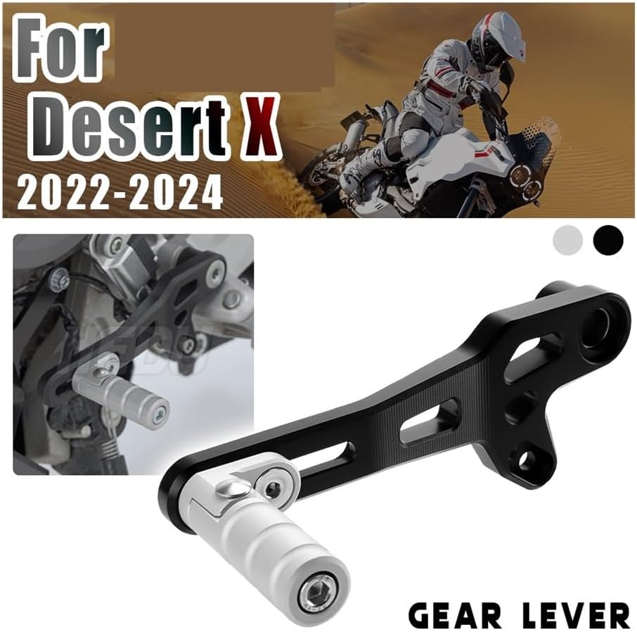 Motorbike Gear Shifter for DesertX Motorcycle Adjustable Folding Gear Shifter Shift Pedal Lever for for Desert X 2022 2023 2024 Aluminum Shift Lever