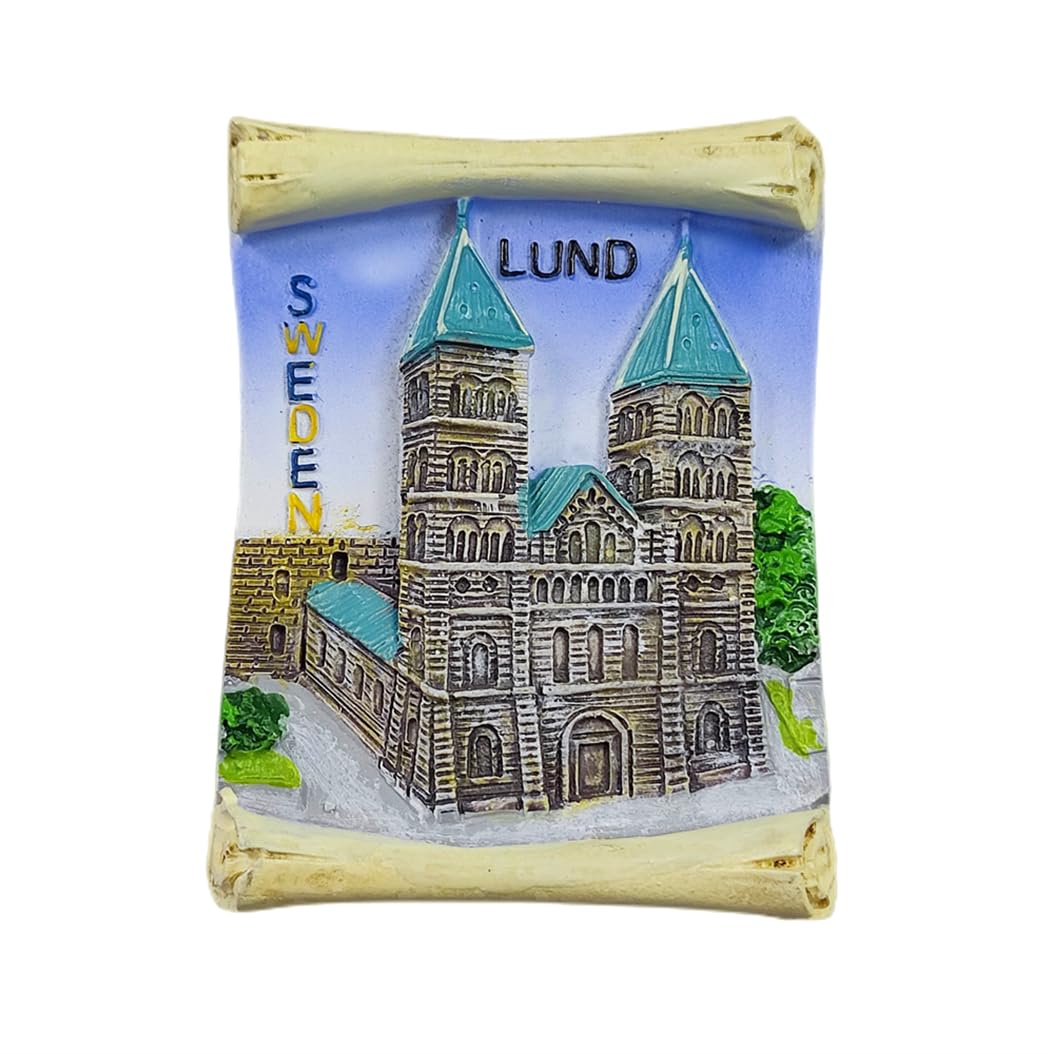 Aimant De Réfrigérateur 3D Souvenir Suède Aimant De
