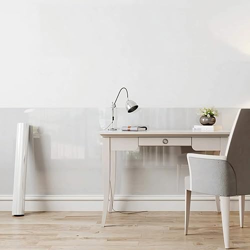 Miniatura 2 de Heroad Marca de 17.7 pulgadas x 20 pies de papel de contacto transparente para estantes y cajones, cubierta de película autoadhesiva brillante