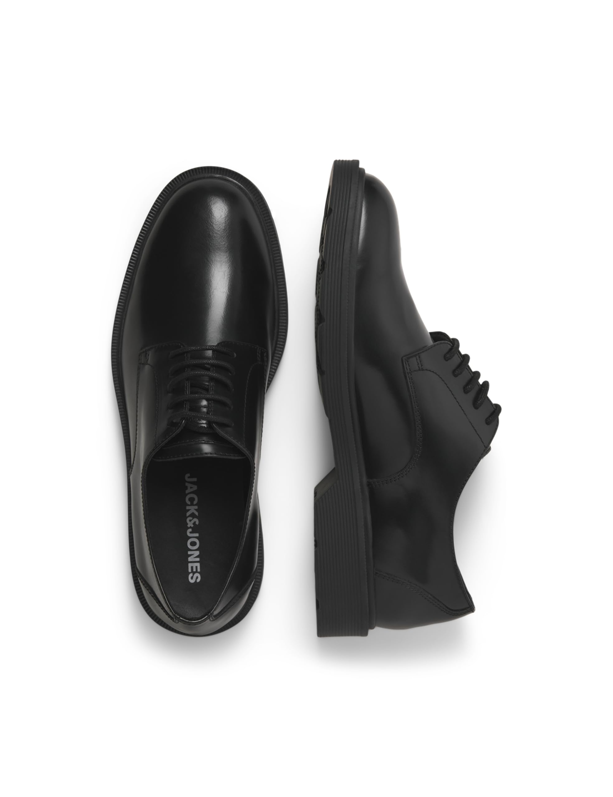 JACK & JONES Mężczyźni Jfwdax Leather Lace Styd Noospółbuty sznurowane
