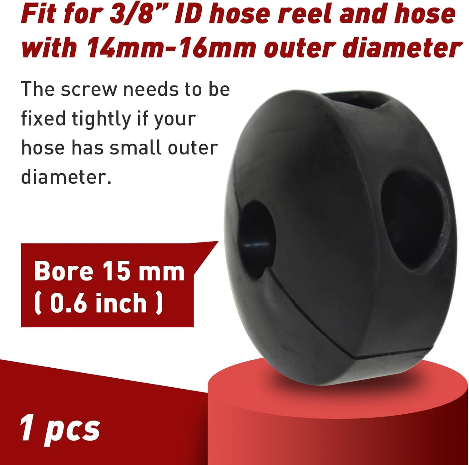 FixlyFido Ball Stopper for Air Hose Reels - Compatible with 3/8 Inch Air Hoses - Prevents Tangling and Damage