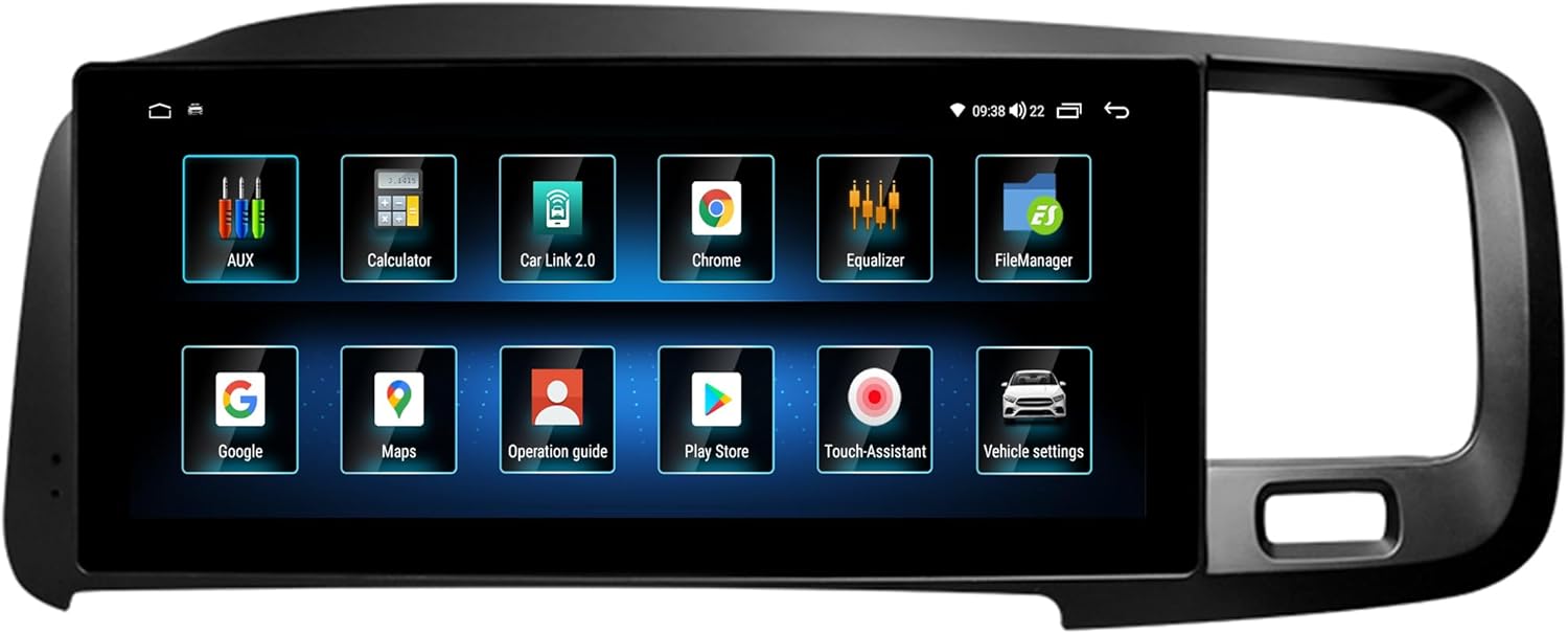 Compatible with: Volvo S60 V60 (15-20) 8.8" Touch Android Navigation GPS Carplay AndroidAuto