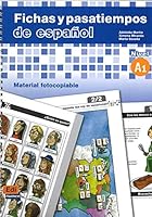 Fichas Y Pasatiempos de Español A1 Material Fotocopiable 8498480450 Book Cover