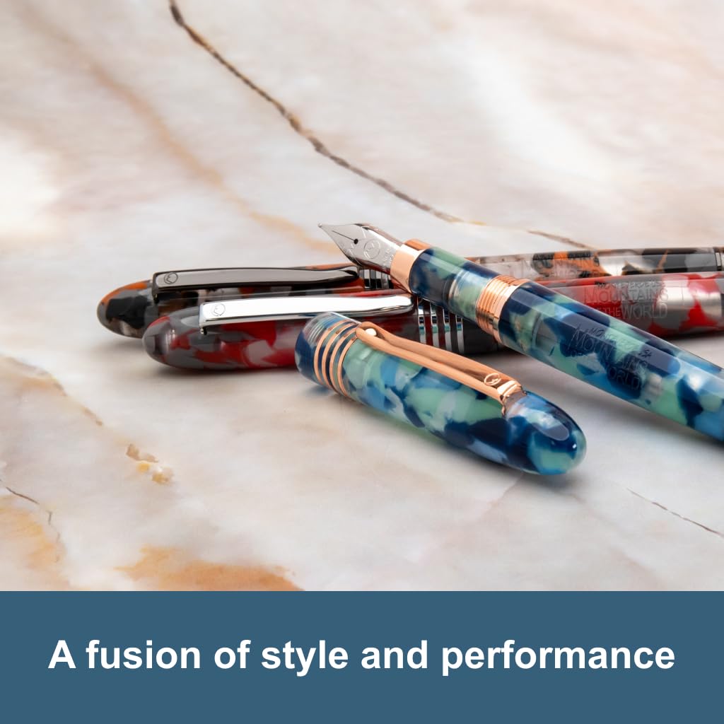 Amazon | MONTEVERDE USA Mountains of the World 万年筆 (ブルー