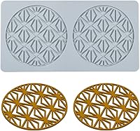 Vista 19 de Molde de caramelo geométrico hueco 3D con forma geométrica, moldes de chocolate de silicona para fondant de encaje, molde para pastel, molde