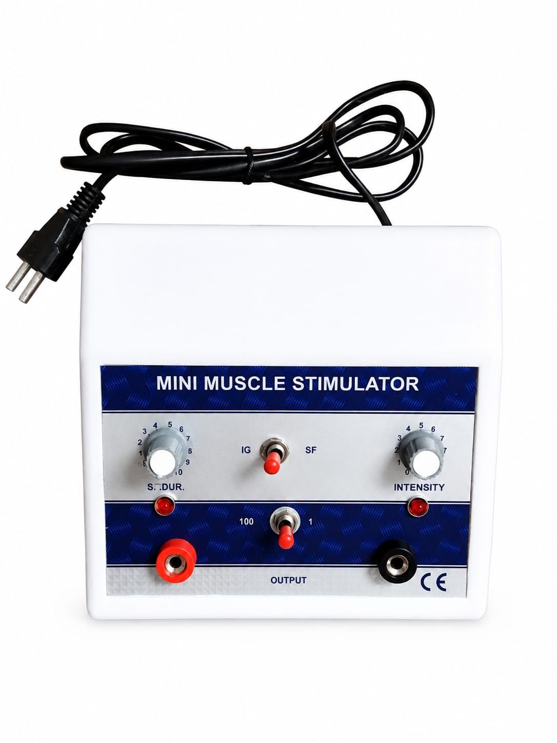 Mini Muscle Stimulator, Physiotherapy Equipment, with Electrodes, Lead Wires and Straps, Intensity and Duration Control-picture-31