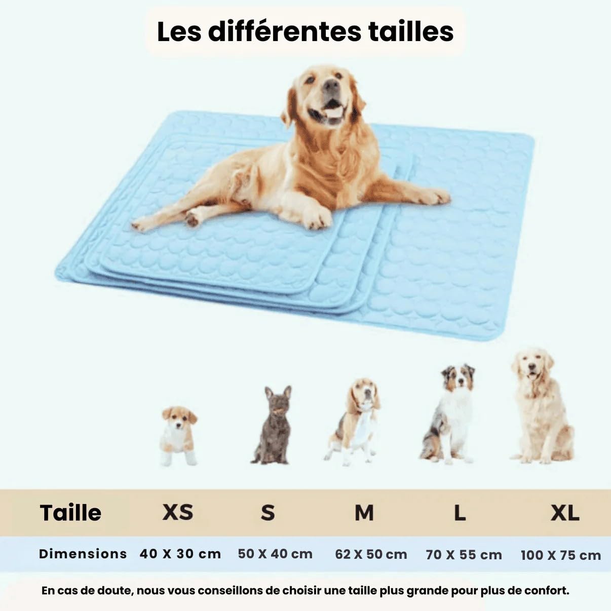 Tapis rafraîchissant Luxeon Original(Gray,L-70X55CM)