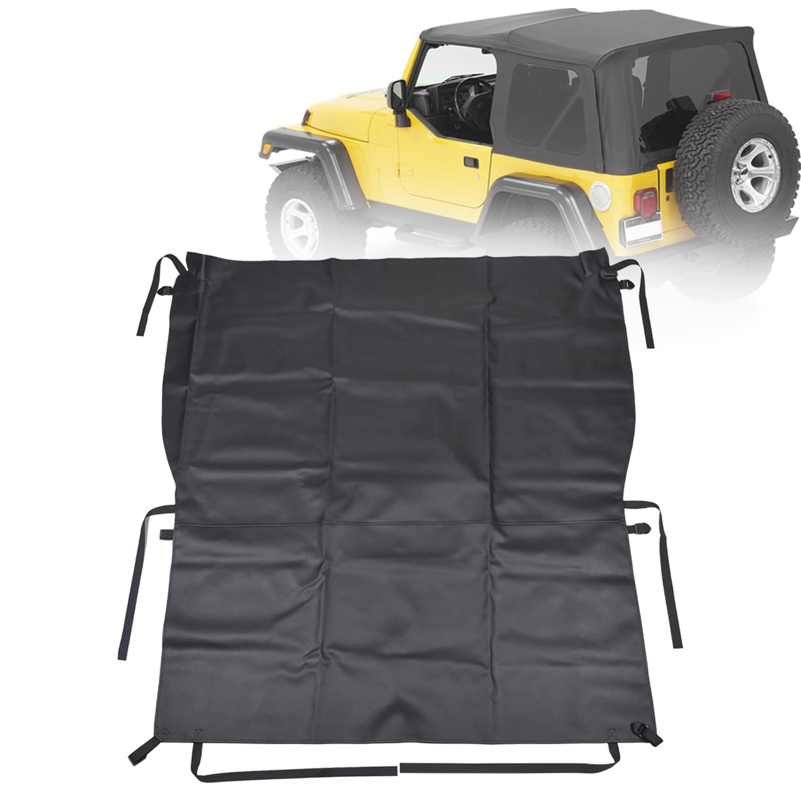 93635 Extended Soft Top Replacement for 1997-2006 Jeep TJ Wrangler 9363590104