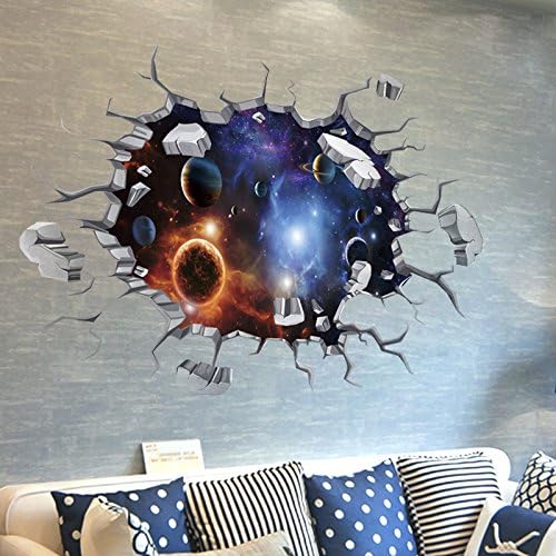 YUCH 3D stereo wall stickers stickers self-adhesive self-adhesive stickers living room bedroom bed