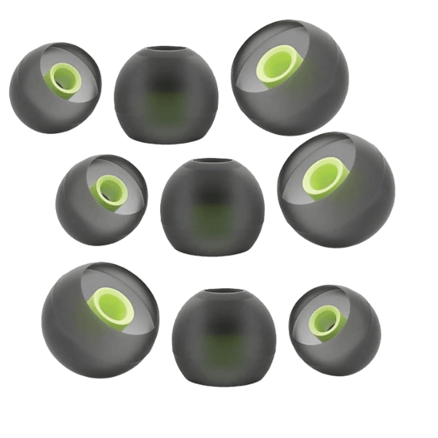 Black and Green Earphone earplug | Soft & Flexible, Noise Isolation, Easy to Install, Reusable Material, Wired & Wireless Use-picture-33