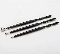 Vista 3 de Sculpey Herramientas: Herramientas de detalle de doble extremo - Juego de 3 piezas - Herramientas de escultura para múltiples tipos de arcilla