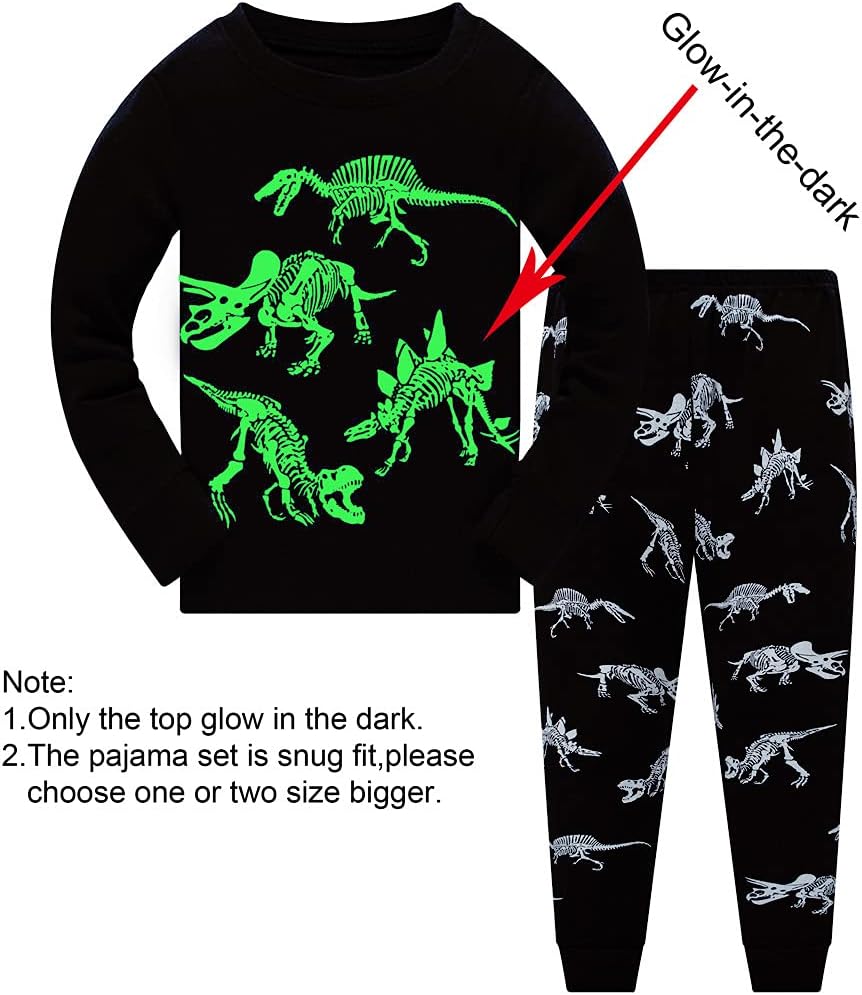 Little Boys Pajamas for Toddler Clothes Set Planet Train Sleepwear Long Sleeve 100% Cotton 2 Piece Kids Pjs Size 1-10 Years - Image 3