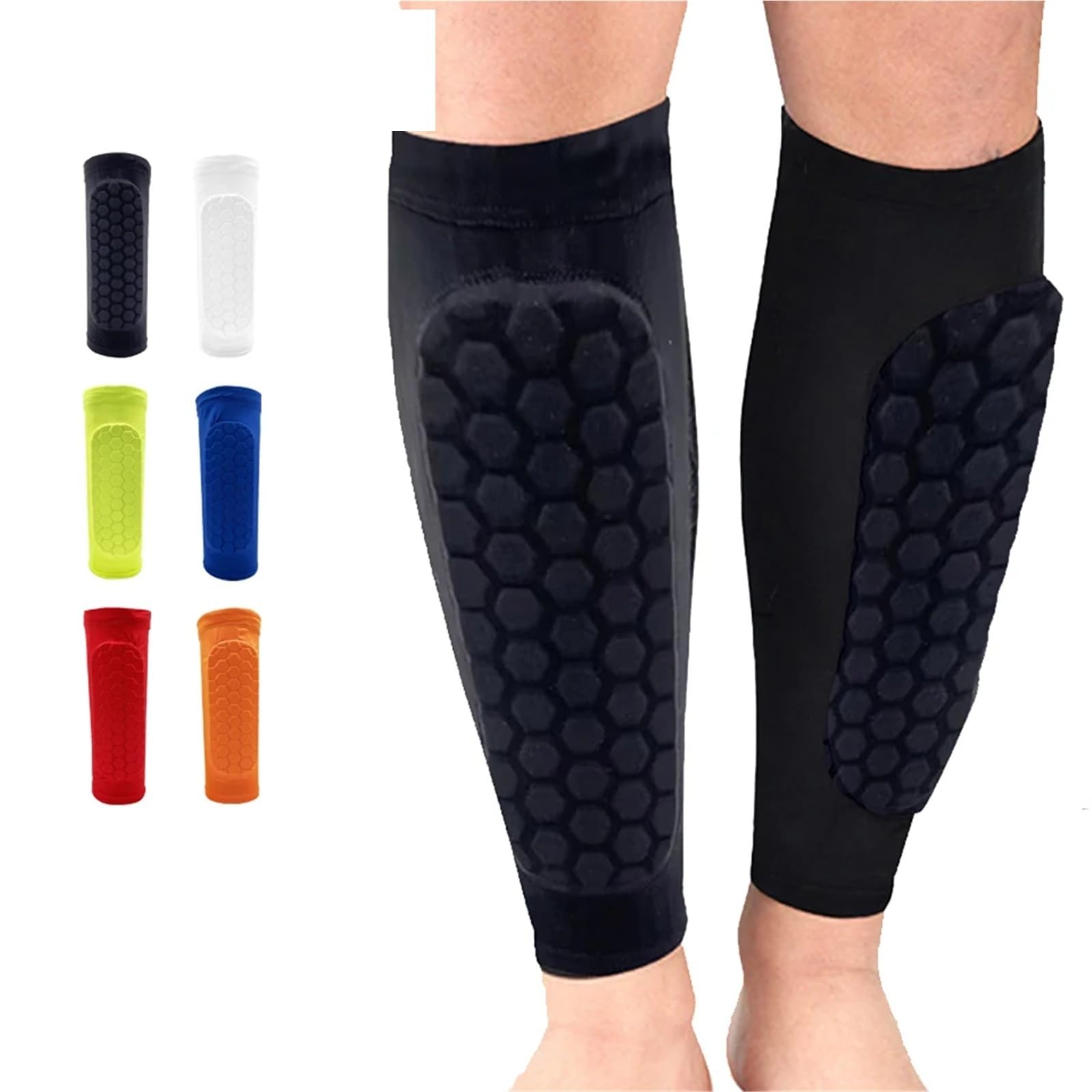 Rodillera Compresion 1 pieza de mangas compresión deportivas for piernas, protectores pantorrillas for mujeres y hombres, fútbol, ​​baloncesto