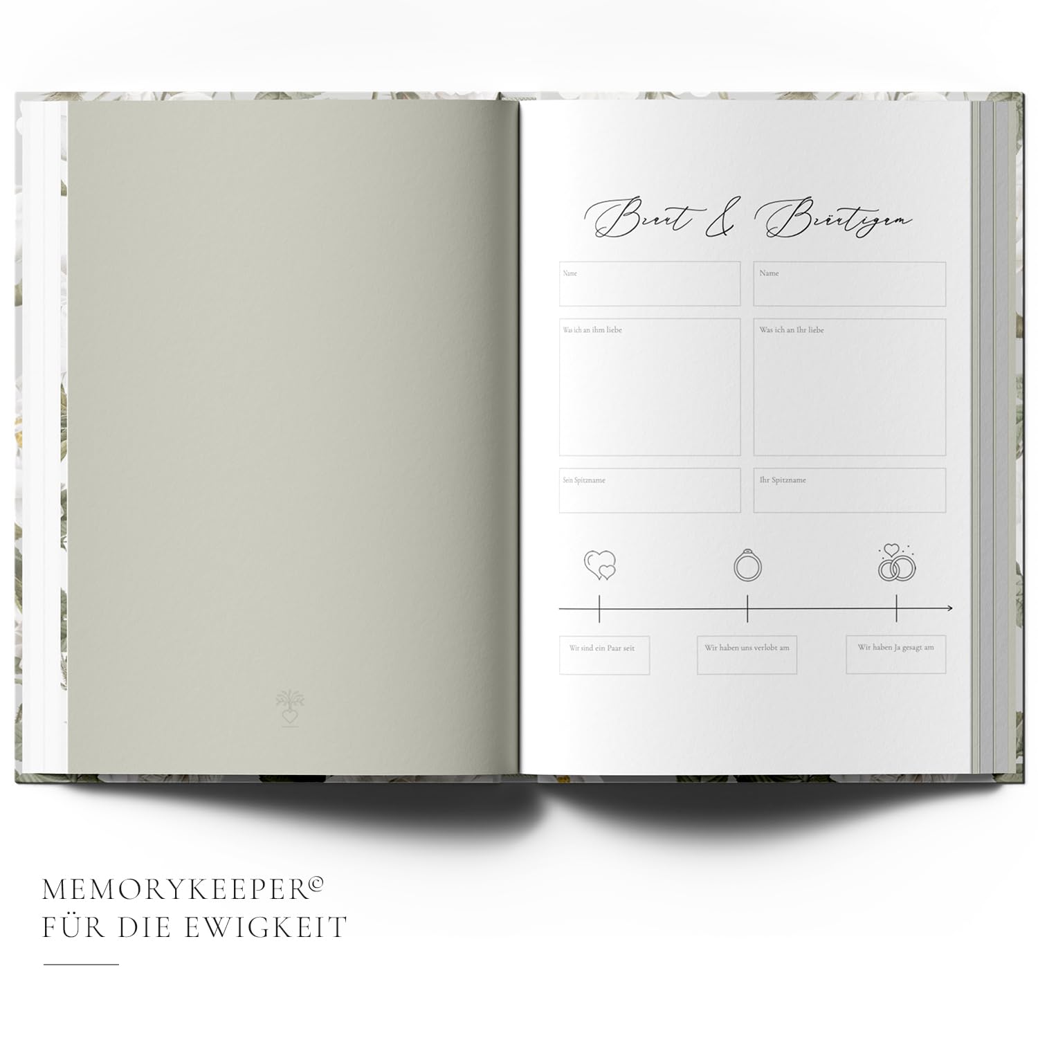 UNSERE HOCHZEITSGÄSTE: GÄSTEBUCH & MEMORYKEEPER© (HOCHZEIT ESSENTIALS)
