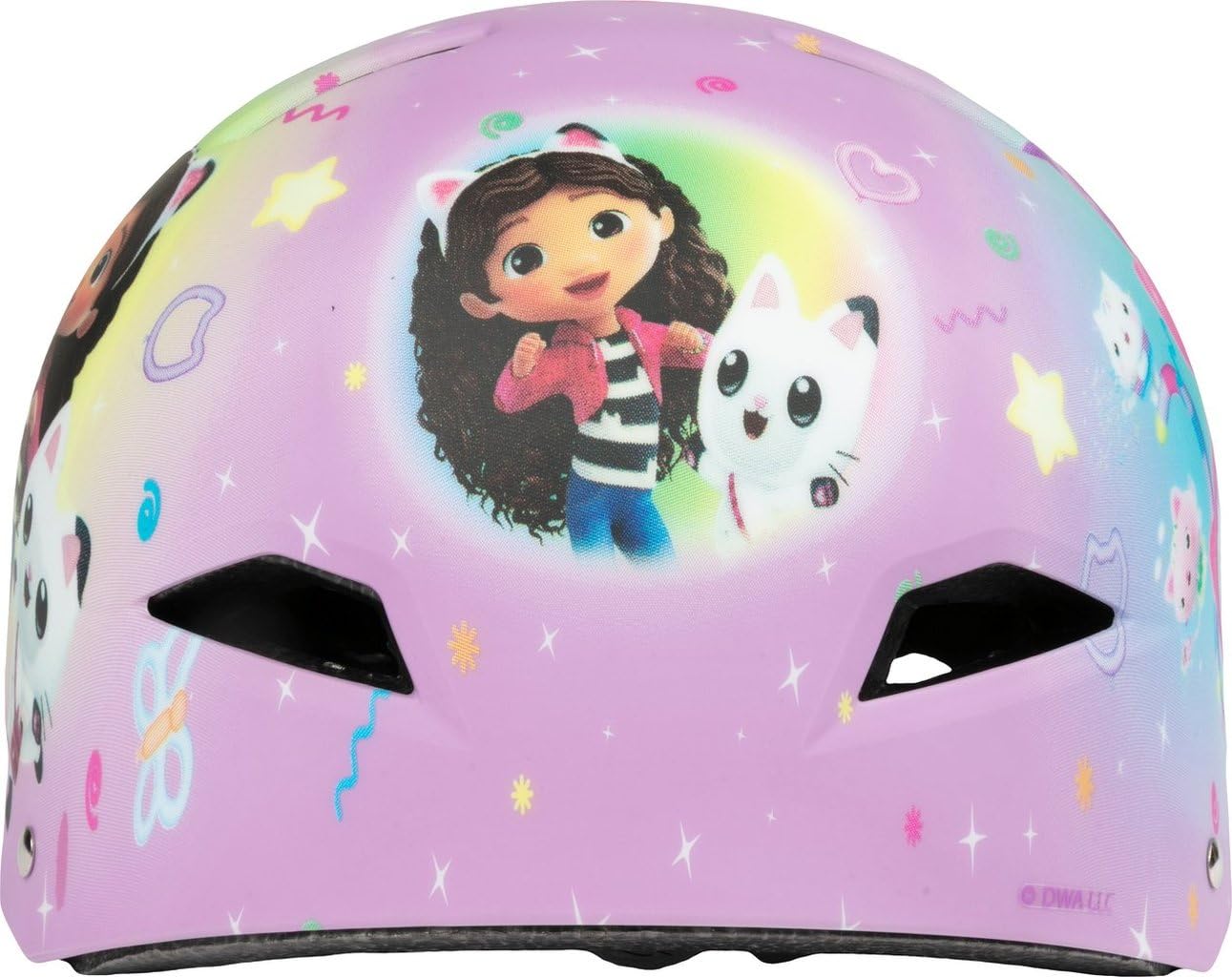 Street Helmet Gabby's Dollhouse XS kask rowerowy dla dziewczynek 48-52 cm, oficjalna grafika DreamWorks, lekki, wentylowany, regulowany pasek bezpieczeństwa dla dzieci