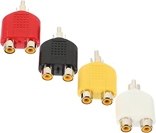 Generic Adaptador De Alto-Falantes Para Tv 4 Unidades Alto-Falantes Estéreo Alto-Falantes De Tv Subwoofer Alto-Falantes De Tv Alto-Falantes Para Tv Conversor De Áudio Cabo Abs