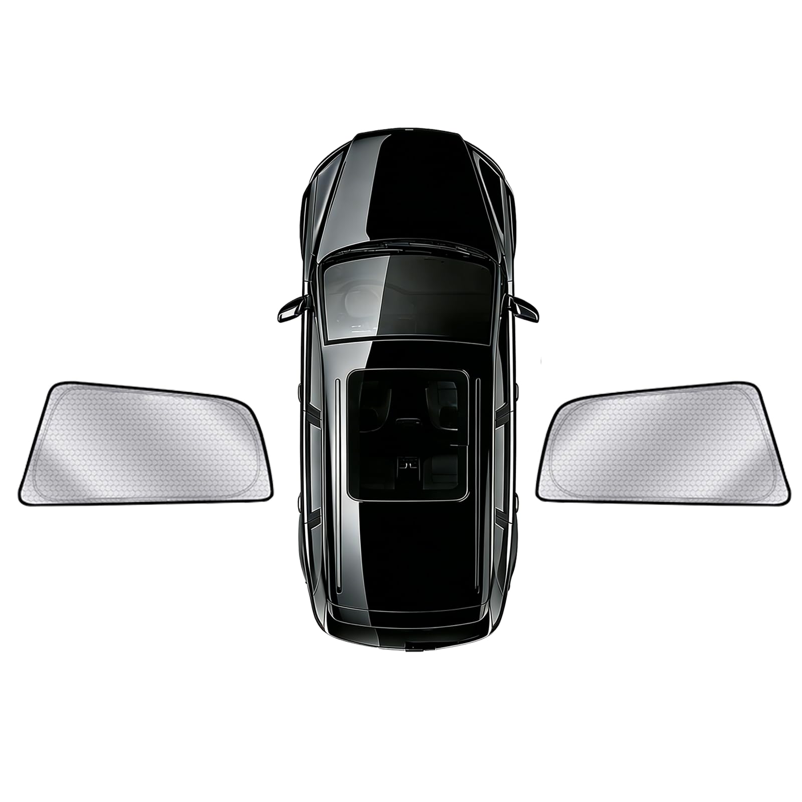 Tende Parasole Oscuranti per Auto, per Subaru XV (GP; 2012–2017,), Clip-On Isolamento Termico Efficace, Protezione UV e Privacy, Ideale per Campeggio,2 Rear Side