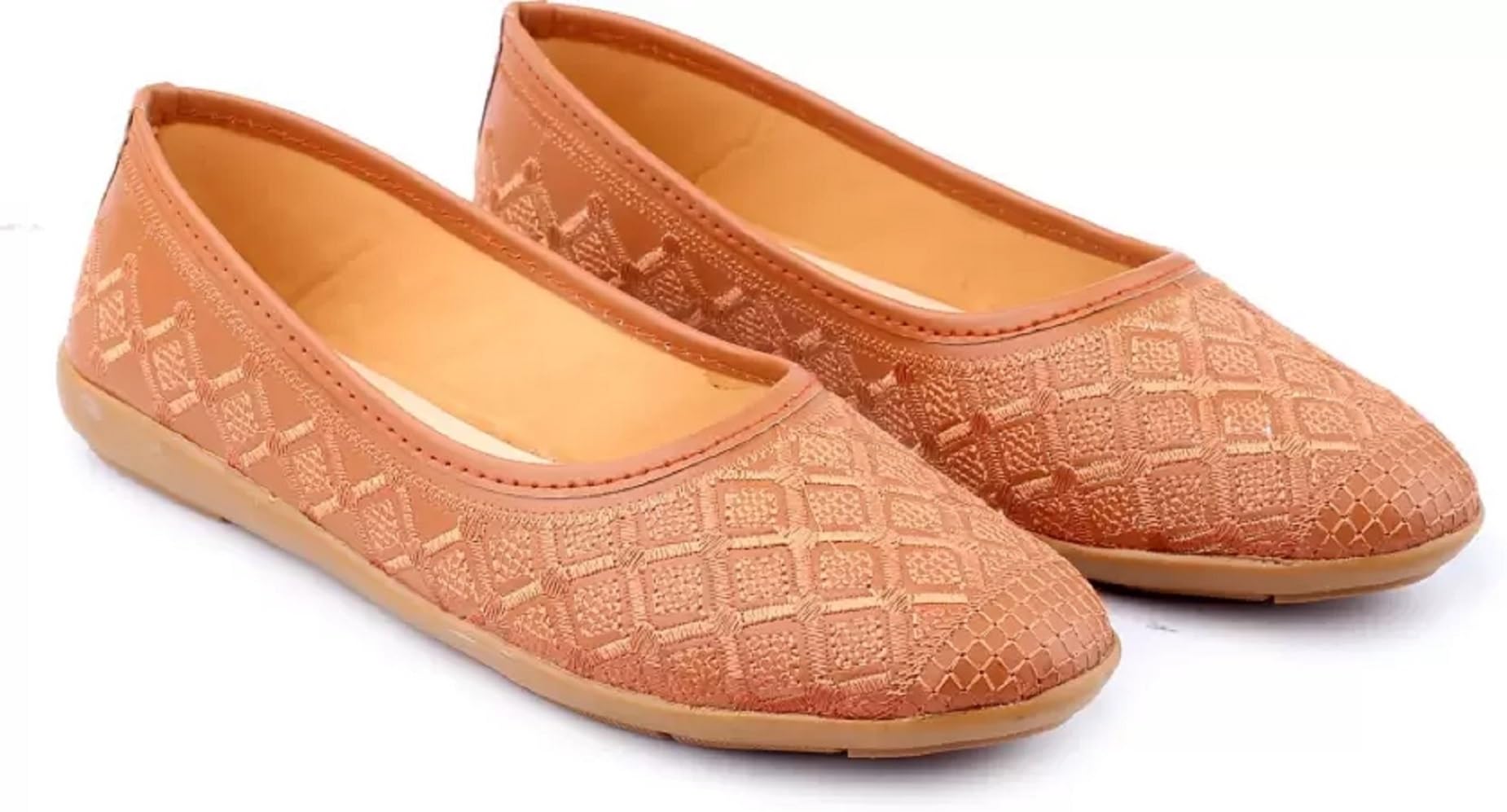 Womens Casual & Party Bellies | Womens Wedges | Fashion Sandal for Womens (Gen-503-BRN-3) (B0CZTQB7JQ) Amazon Price History, Amazon Price Tracker