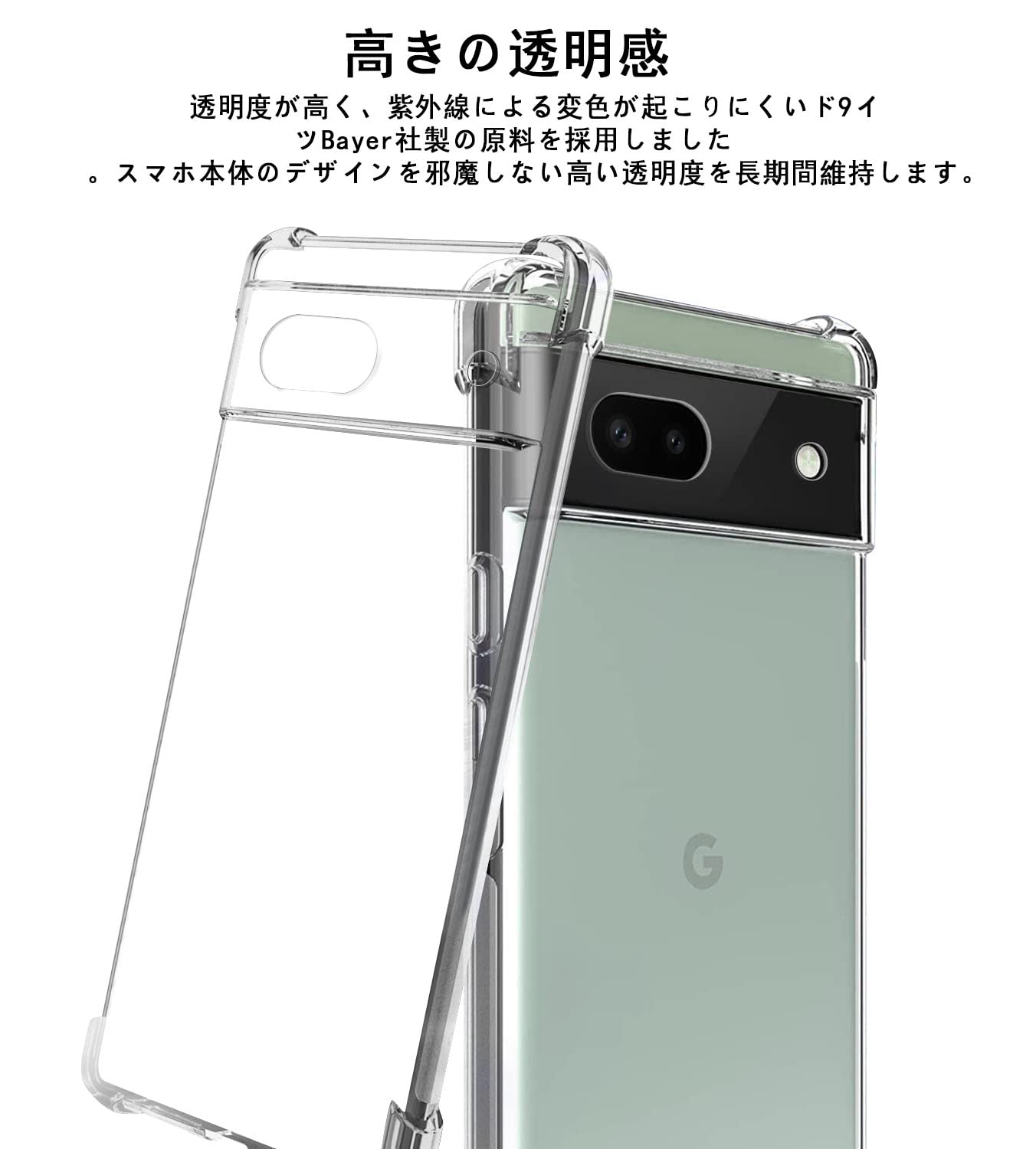 Amazon.co.jp: weiaoluo Google Pixel 6a ケース クリア ショルダー 