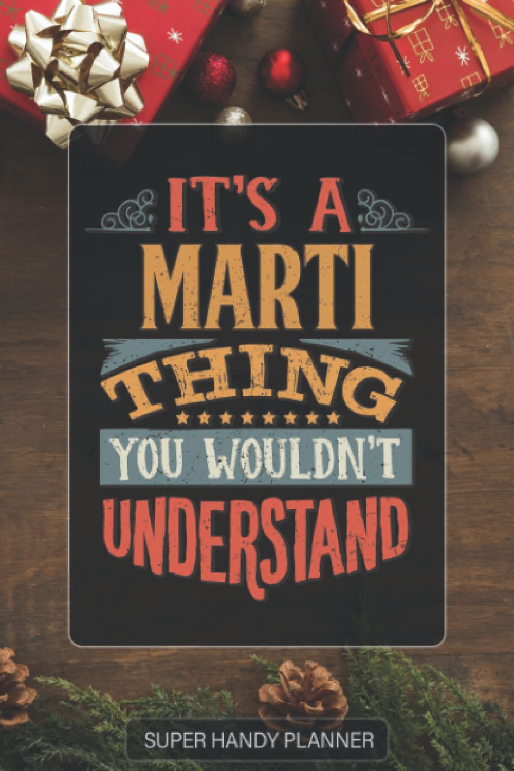 Marti 6x9 Planner: It's A Marti Thing - Personal Planner Notebook Journal Password Manager