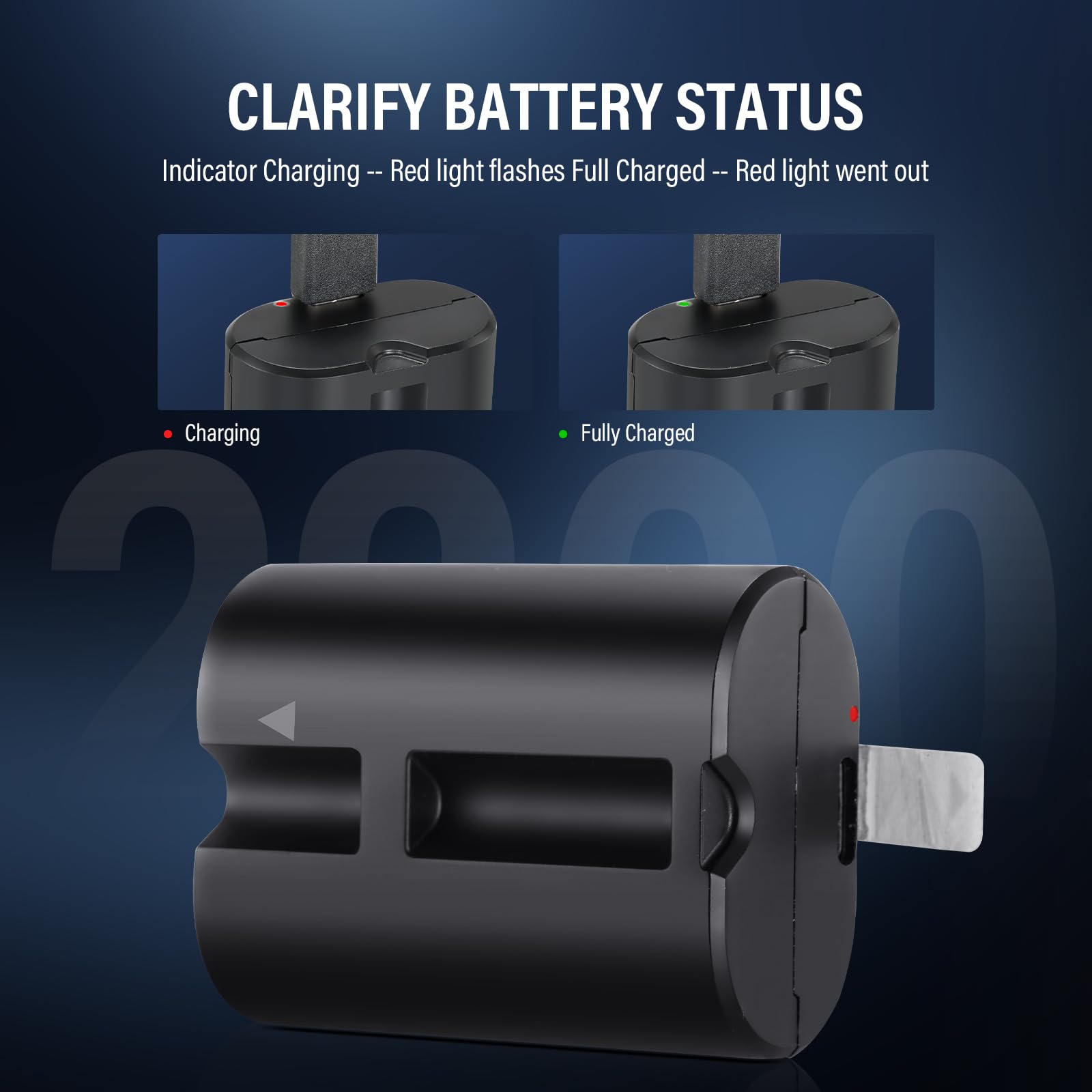Godox Batteria al Litio VB22 Battery 7,2 V 2200 mAh compatibile con Flash Fotocamera V480 V350