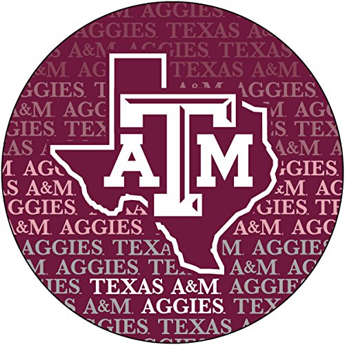 Texas A&M Aggies 4 Inch Round Word Magnet Officially Licensed Collegiate Product