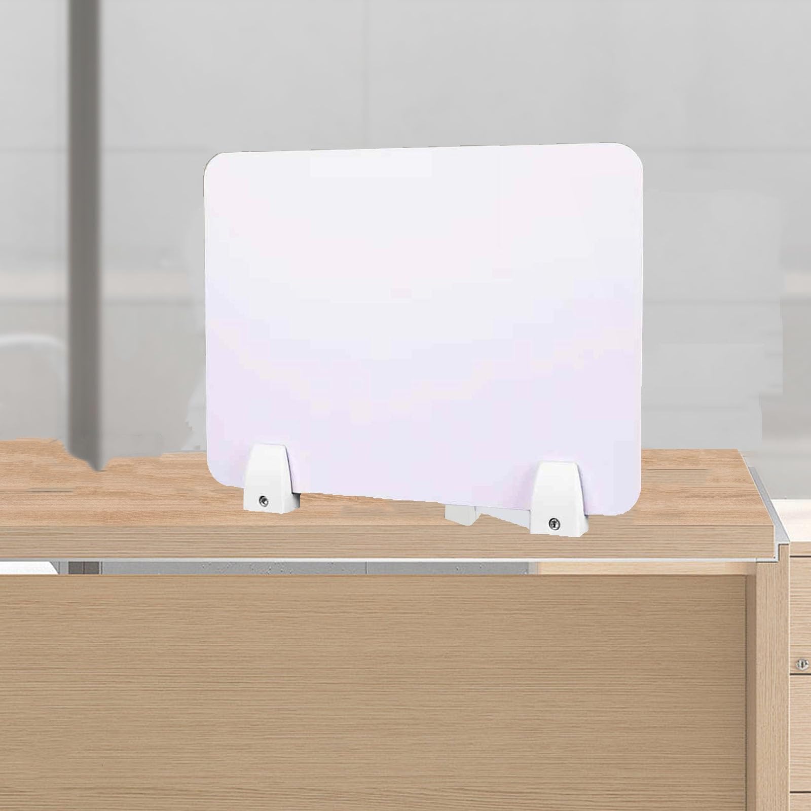 Panel Divisor Blanco para pupitres de Estudiantes, 80 x 45 cm, 1 Pieza, Separador de Mesa eficaz para Mejorar la concentración y la Seguridad en el Aula, Ideal para escuelas y entornos de Ap