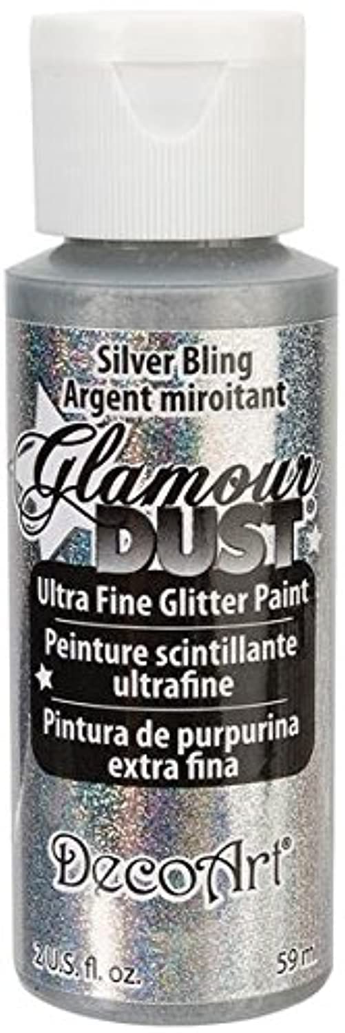 DecoArt GLAMOUR DUST 2OZ SILVER BLING