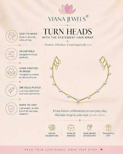 Buy VIANA JEWELS Brass Tiara (Knot Tiara) at Amazon.in