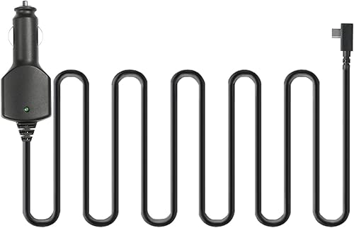 Cargador de coche Cable de alimentación del vehículo, para Garmin Dash Cam 45 55 65W 46 56 66 W y Garmin Dash Cam Mini Cable de alimentación Garmin