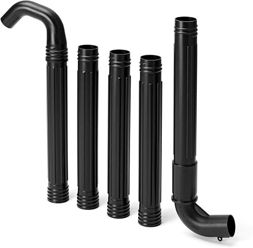 Miniatura 2 de Husqvarna Kit de soplador de limpieza de canalones, negro y Amerimax Home Products 8300 Getter Gutter Scoop, rojo