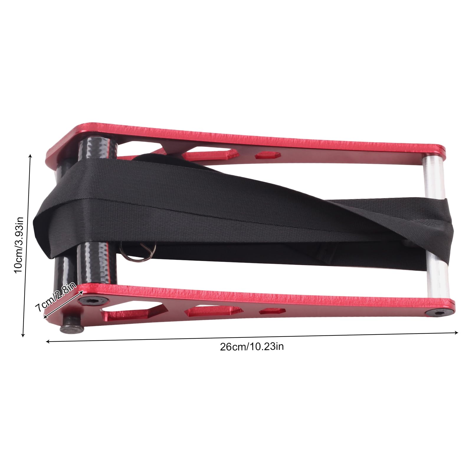 Red Bow Opener,Bow Press for Compound Archery, Aluminum Alloy Ratchet Press Open Tool,Practical Handle for Home,Archery Clubs,Teaching Places